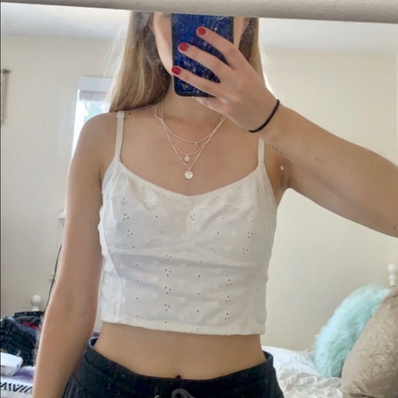 Free People Tops - Free People eyelet crop top